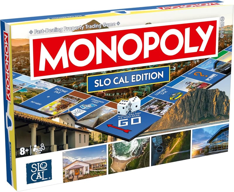 SLO Cal Edition Monopoly Board Game for 2-6 Players