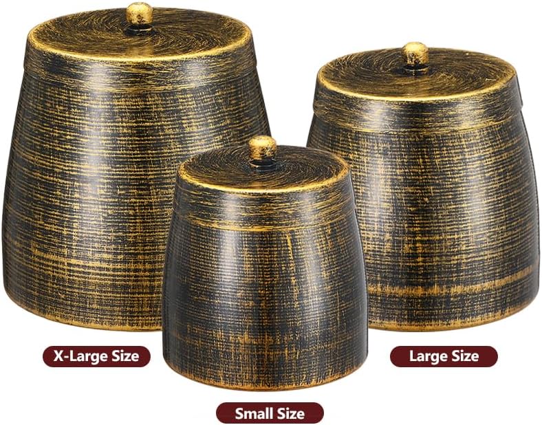 Outdoor Cigar Ashtray with Lid - Vintage Decor for Men