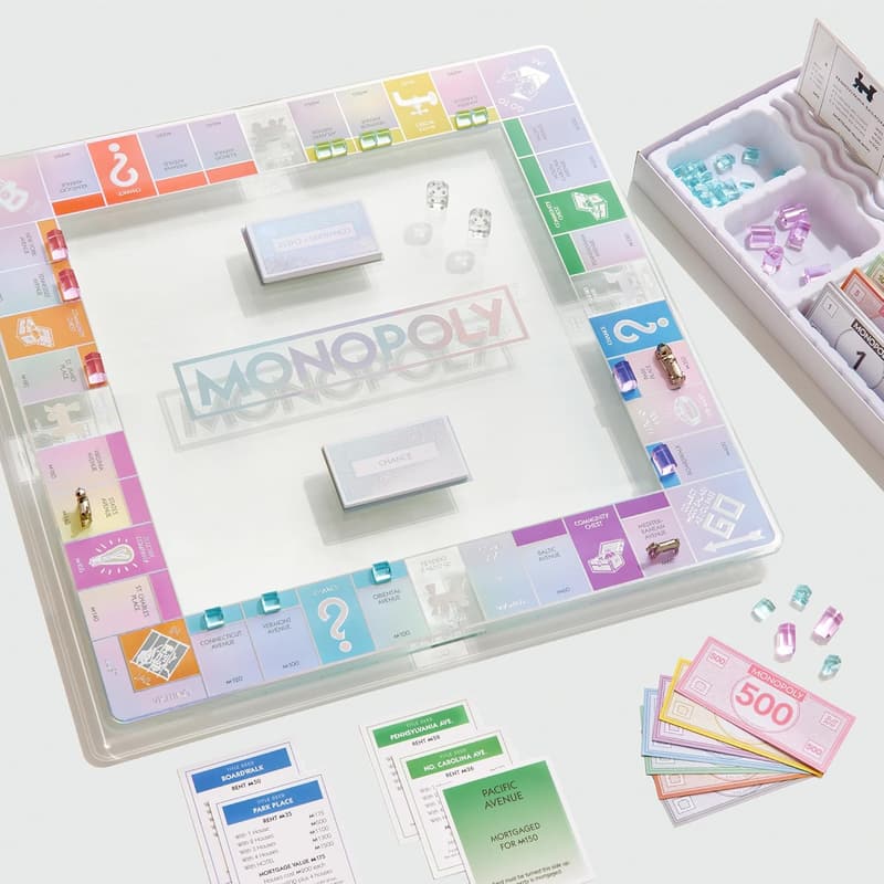 Monopoly Aura Edition with Tempered Glass Game Board