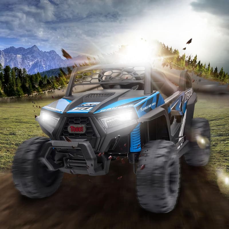 Electric Off-Road UTV Truck for Kids 3-5 - Blue