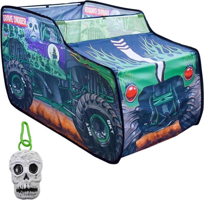 Grave Digger Monster Truck Pop Up Tent for Kids