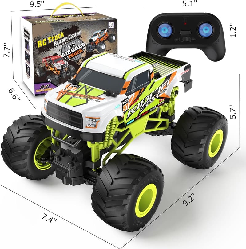 Remote Control Monster Truck for Kids, 20KM/H, All Terrain