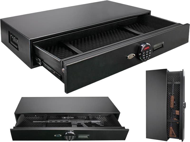 Under Bed Safe for Gun Storage and Accessories