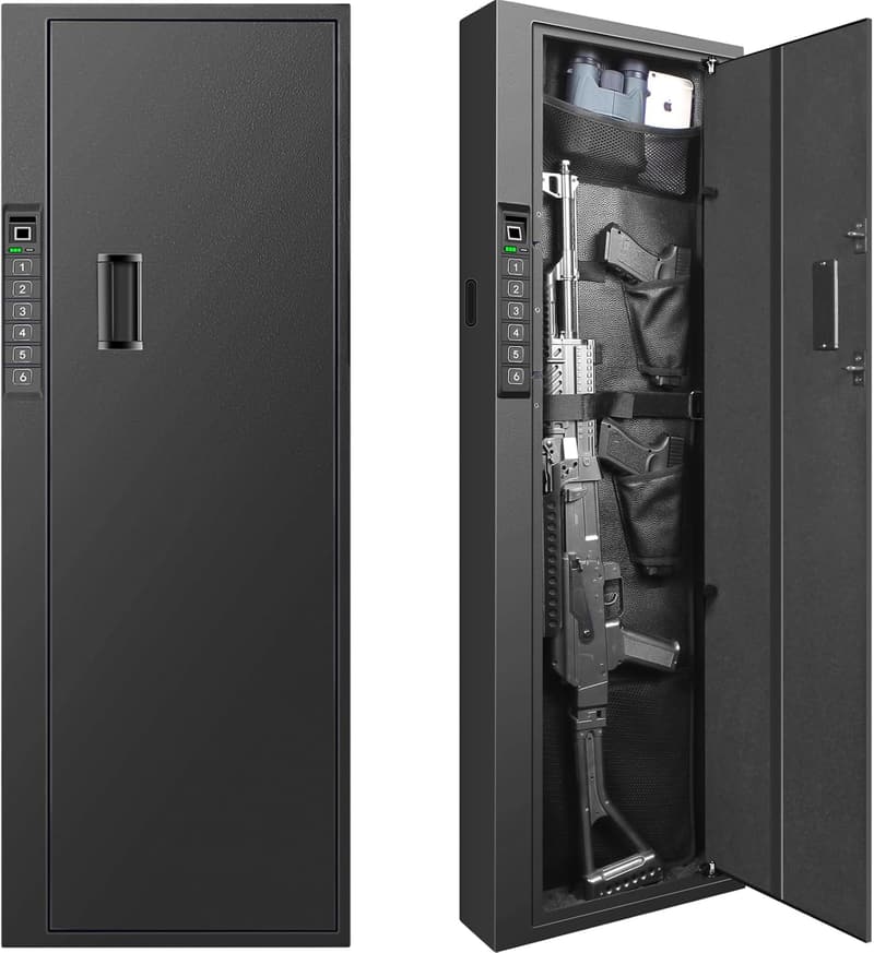Biometric Gun Safe with Quick Access for Rifles and Pistols