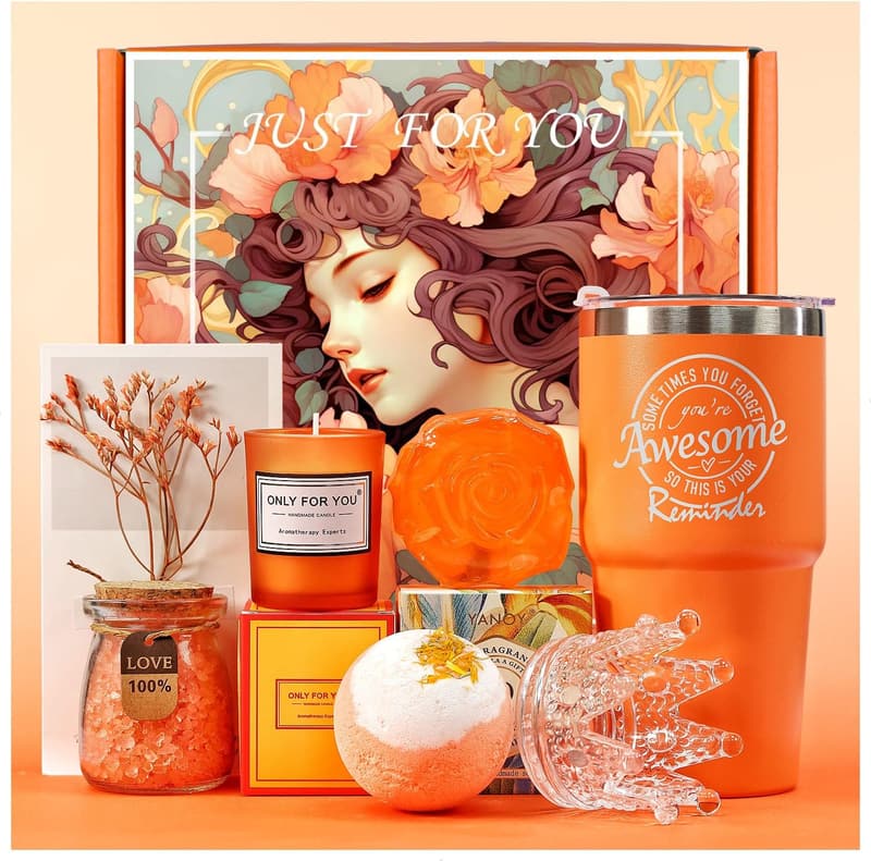 Spa Gift Basket Set for Women - Unique Birthday & Mother's Day Gift