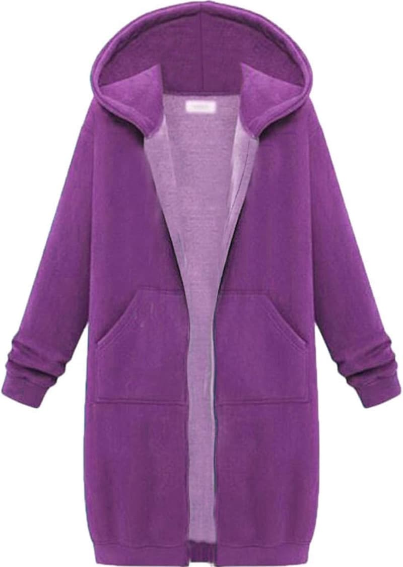 Lightweight Women's Oversized Fleece Hoodie with Pockets