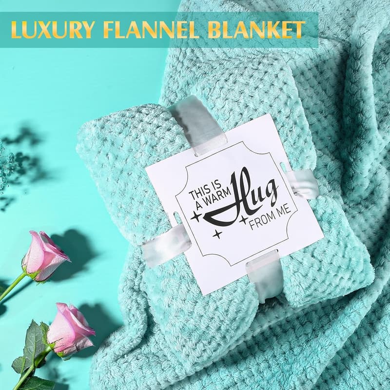 Luxury Flannel Blanket Care Package for Her - Birthday & Selbstpflege
