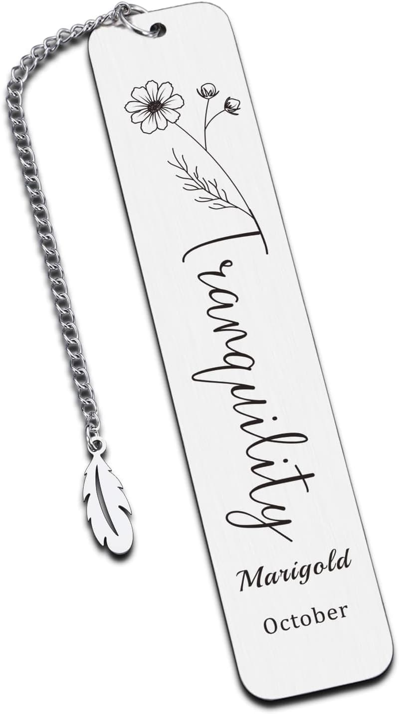 Flower-Themed Bookmarks for Women - Perfect Gift for Coworkers