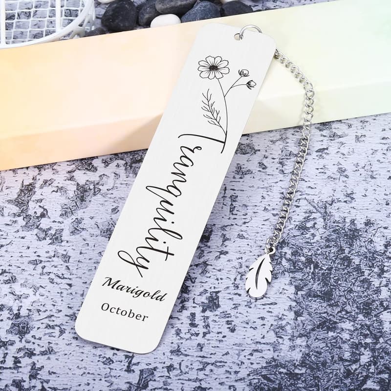 Flower-Themed Bookmarks for Women - Perfect Gift for Coworkers
