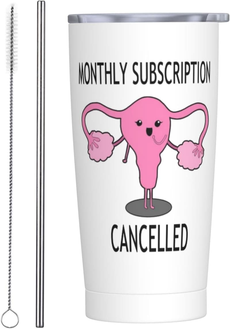 Funny Hysterectomy Coffee Mug - 20 Oz Insulated Travel Cup