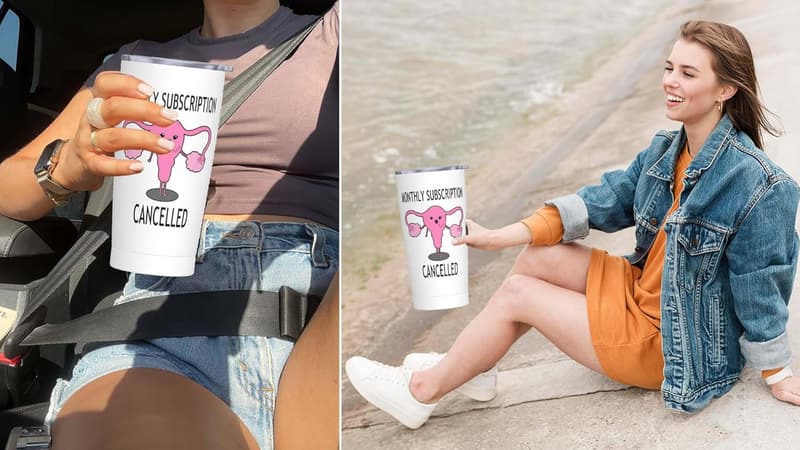 Funny Hysterectomy Coffee Mug - 20 Oz Insulated Travel Cup