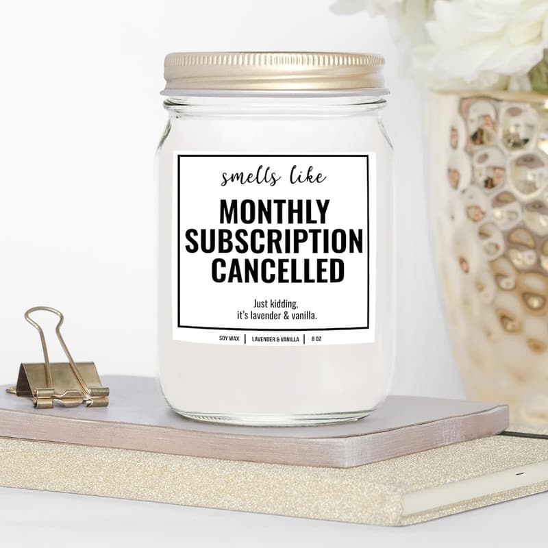 Hysterectomy Gift Soy Candle – 4oz Lavender & Vanilla для женщин