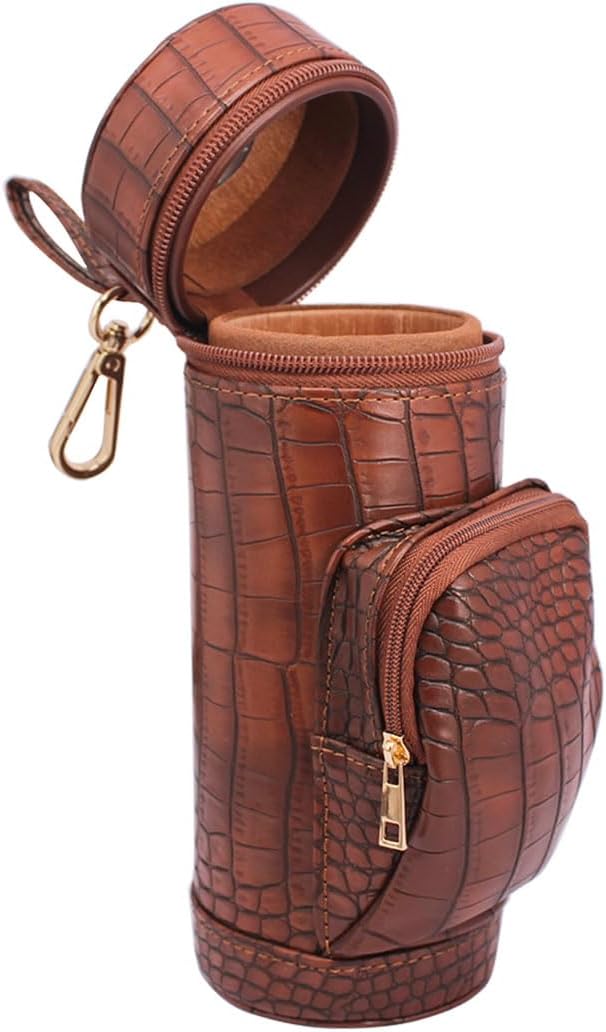 Travel Cigar Humidor with Built-in Hygrometer for Men