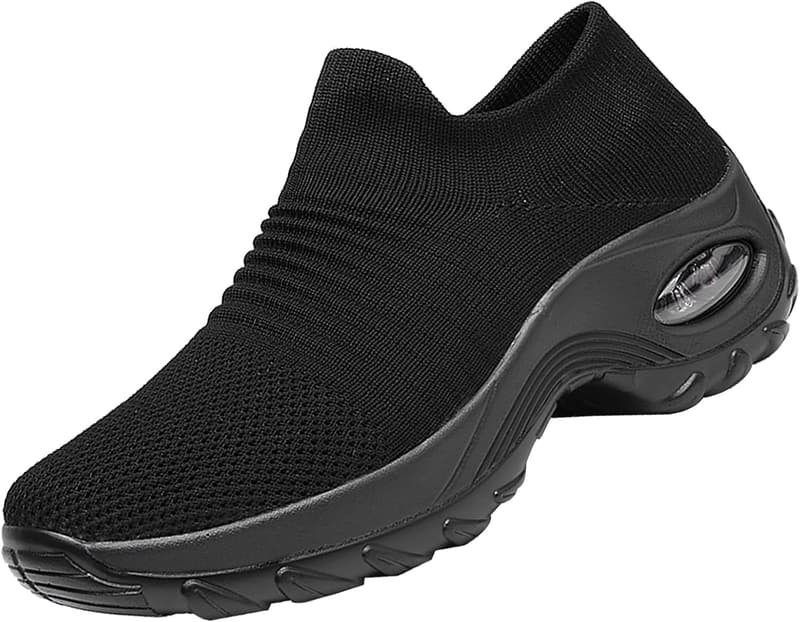 Women’s Non-Slip Breathable Work Sneakers - Comfort Casual Gym Shoes