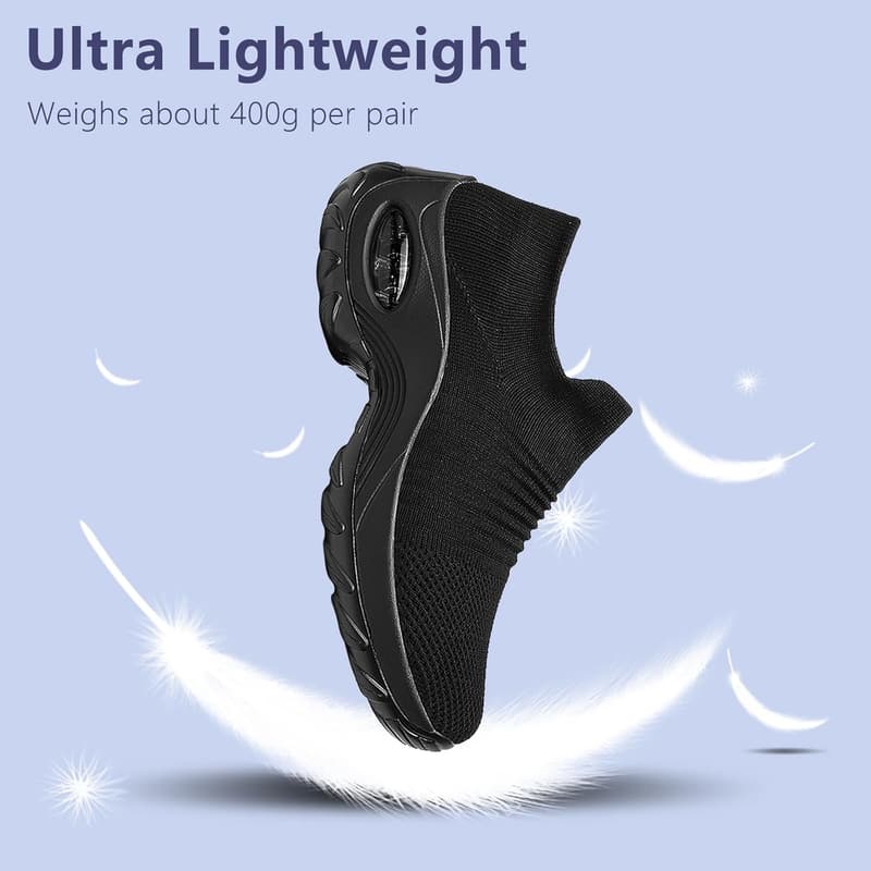 Women’s Non-Slip Breathable Work Sneakers - Comfort Casual Gym Shoes