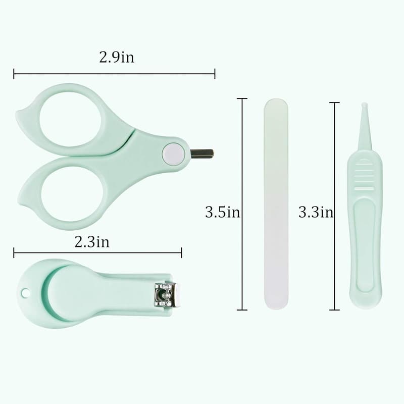 Baby Manicure Set in Cute Owl Case for New Mothers