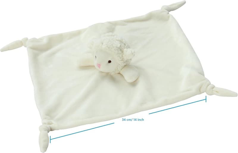 Baby Welcome Gift Set with Storage Basket and Blankets (Ivory)