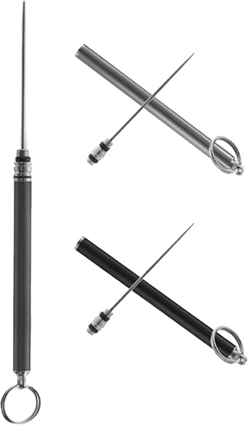Stainless Steel Cigar Punch Tool for Enhancing Draw