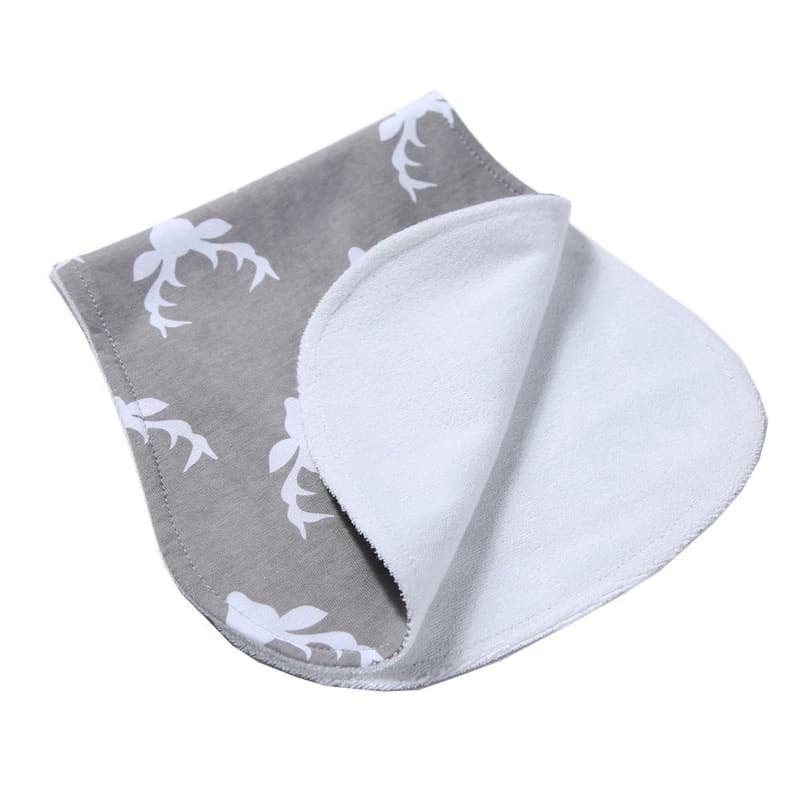Curved Soft Baby Burp Cloth Set - 4 Pack