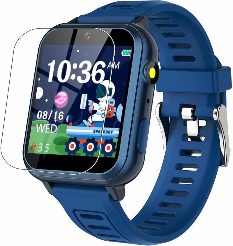 Kids Smart Watch with 24 Games and HD Touchscreen - Birthday Gift for Ages 5-12