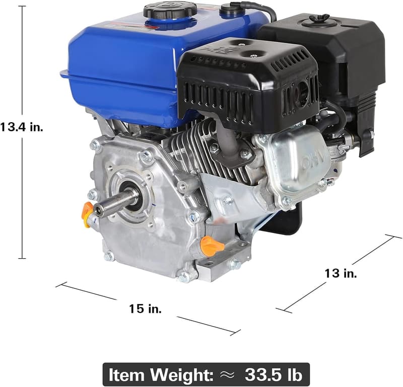 212cc 7HP Industrial Grade Gas Engine with 3/4