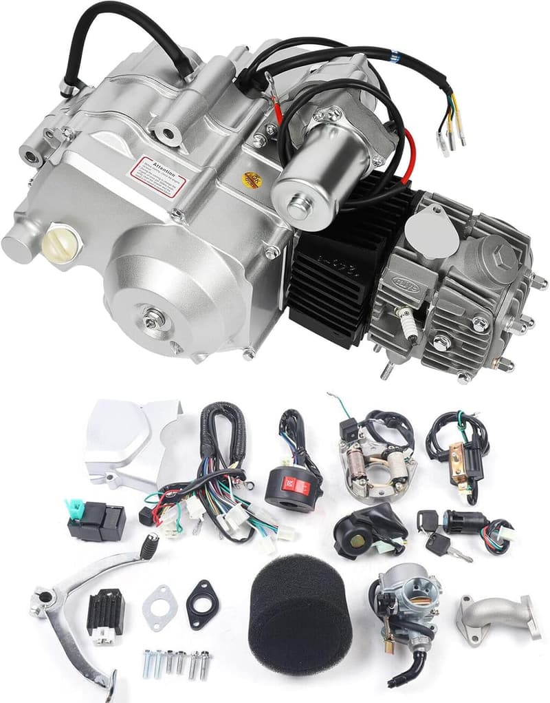 125CC 4-Stroke Engine for Go Kart & ATV with Reverse & Electric Start