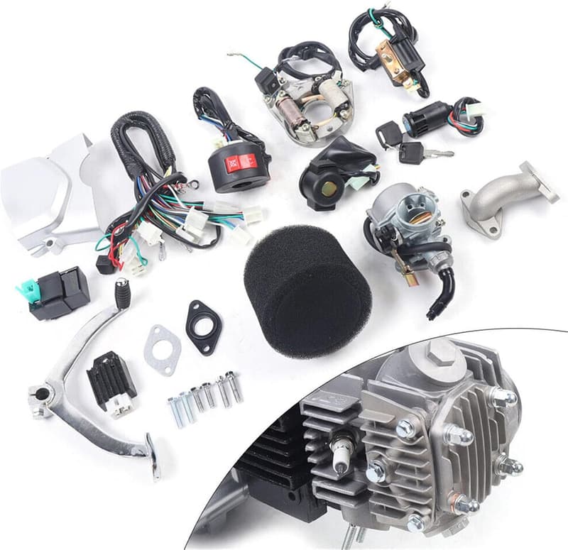 125CC 4-Stroke Engine for Go Kart & ATV with Reverse & Electric Start