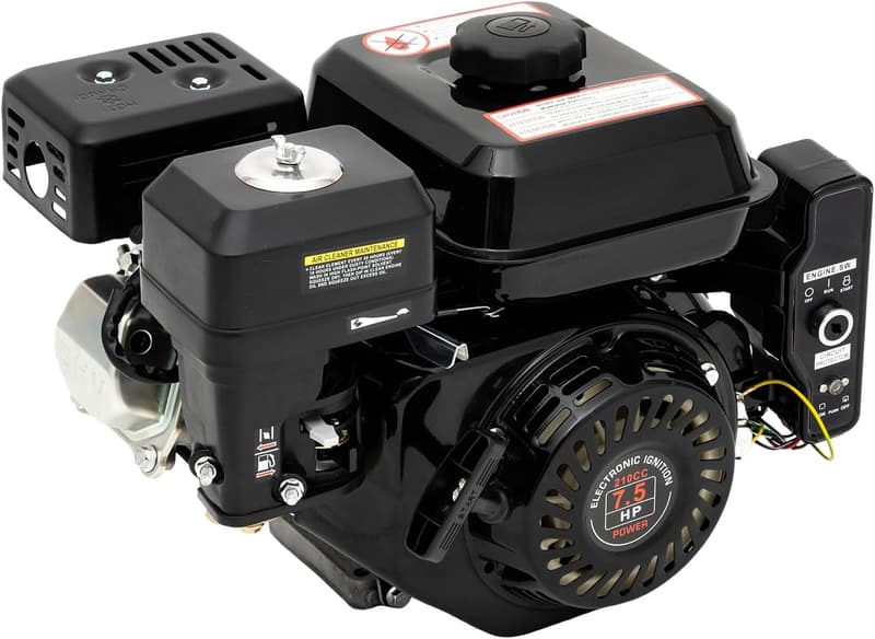 212CC 7.5 HP 4-Stroke Horizontal Engine for Go Karts & Splitters
