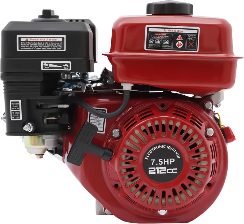 7.5HP Gas Engine for Go-Karts and Mini Bikes, 212CC