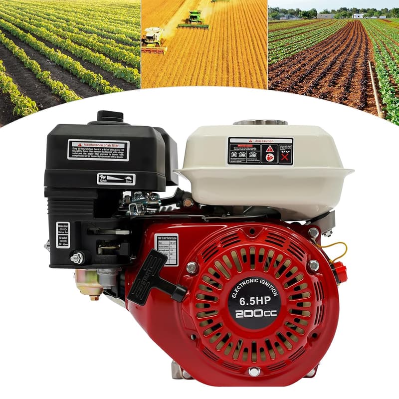 6.5 HP Gas Go Kart Engine, 4 Stroke, Industrial Grade