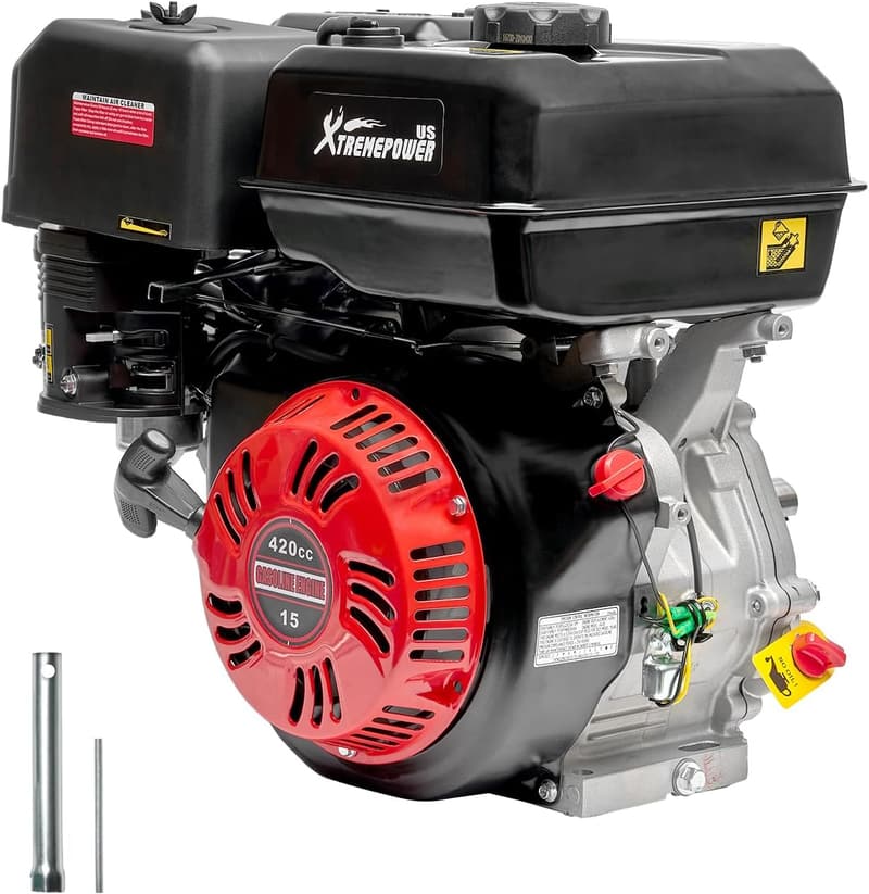 15HP 420cc Gas Engine for Go-Karts & Log Splitters