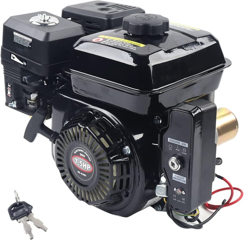 Industrial Grade 212CC 7.5HP Go Kart Engine with Electric Start