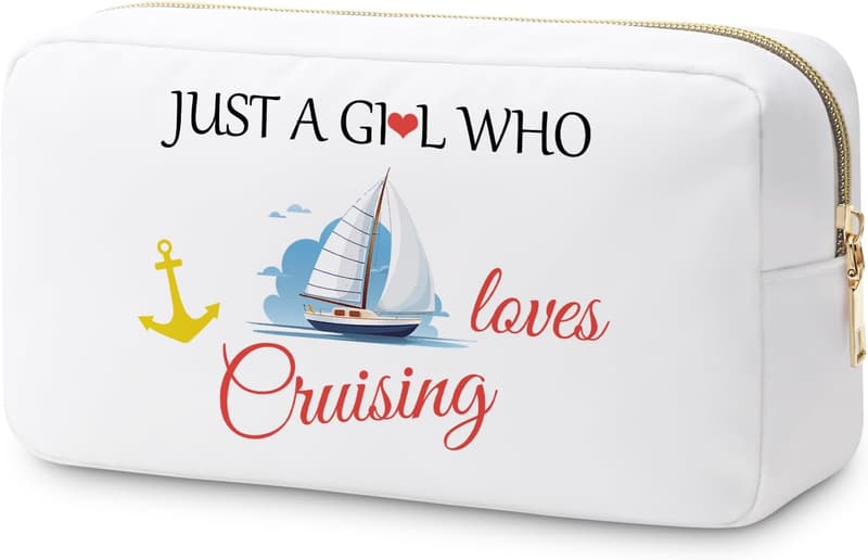 Cruise Lover Makeup Bag - Travel Cosmetic Pouch for Women