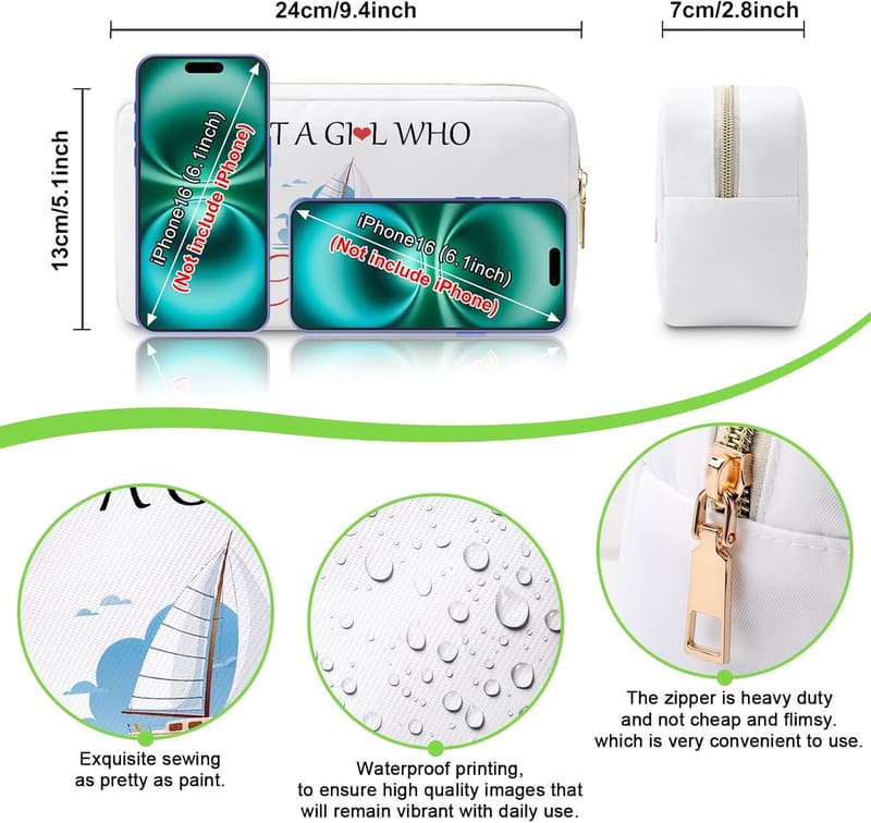 Cruise Lover Makeup Bag - Travel Cosmetic Pouch for Women