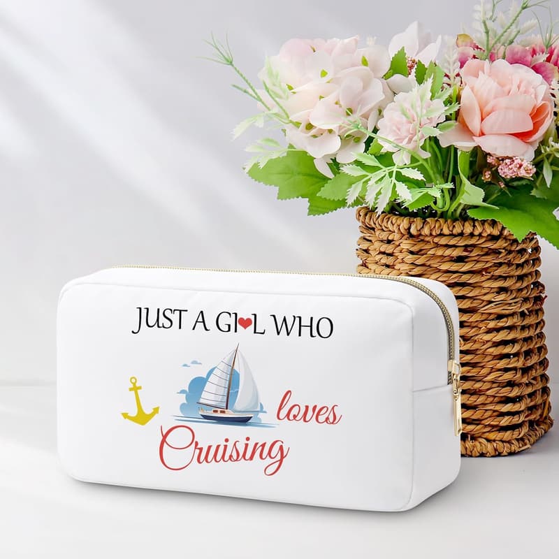 Cruise Lover Makeup Bag - Travel Cosmetic Pouch for Women