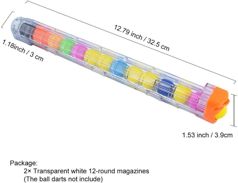 Nerf Rival 12-Round Magazine – 2-Pack Bullet Clips