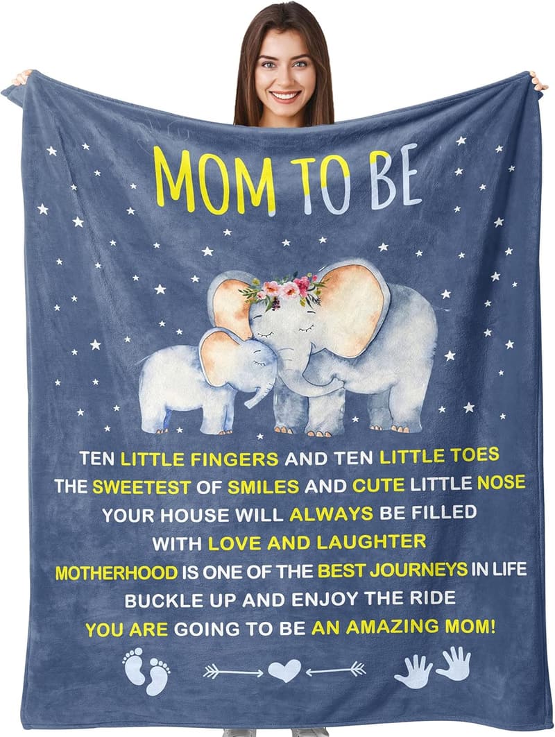 Gender Reveal Blanket for New Moms - 60