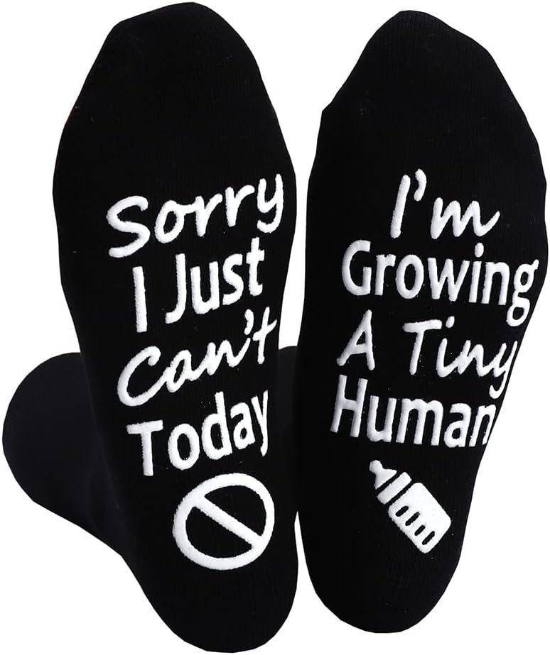 Mom to Be Gift - Funny Pregnancy Socks for New Moms