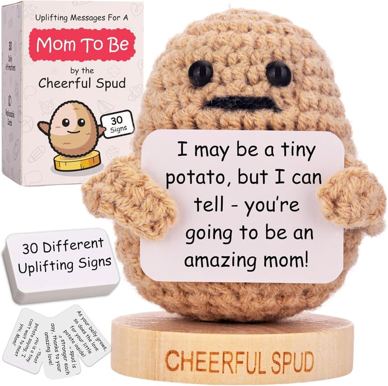 Pregnancy Gift for Moms - Positive Potato with 30 Empowering Messages