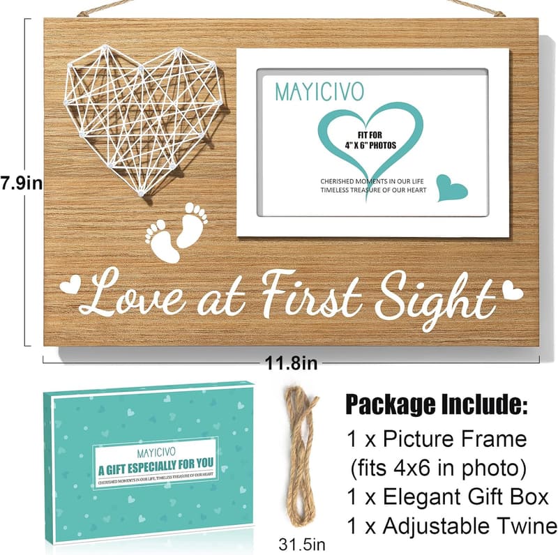 New Mom Gifts: Baby Ultrasound Sonogram Keepsake Frame