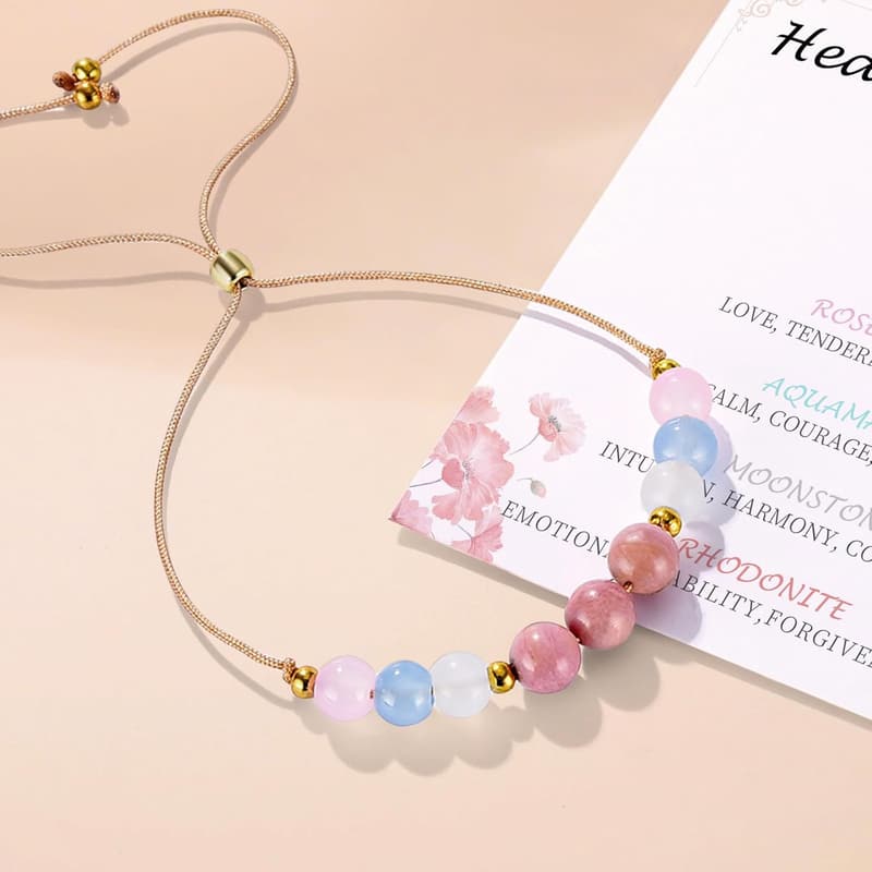 Natural Stone Bracelets for Expecting Moms - Healthy Pregnancy Gift