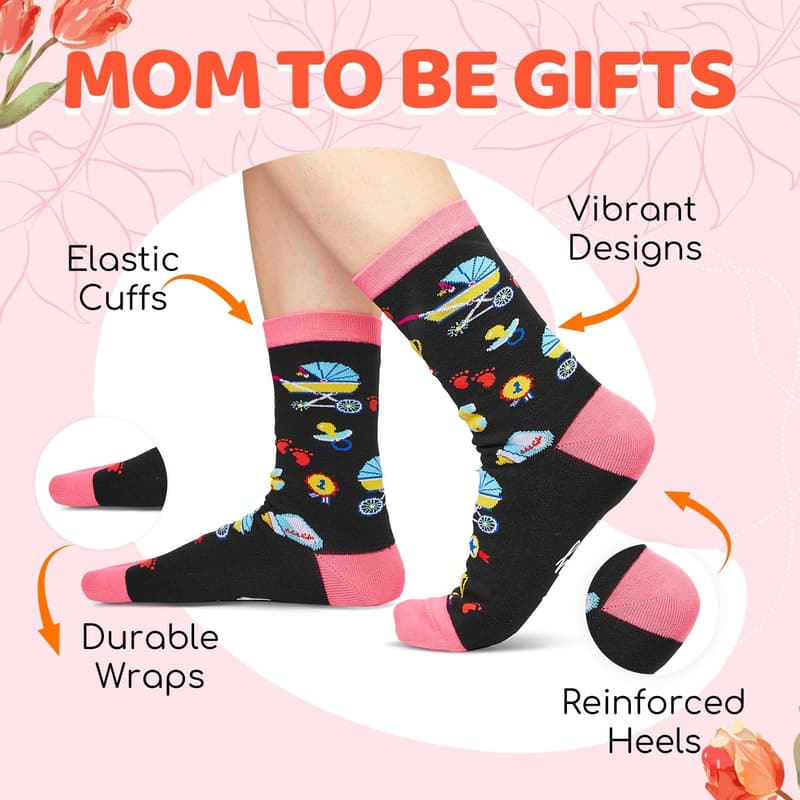 Pregnancy Socks for Expecting Mothers - Ideal Mother's Day Gift