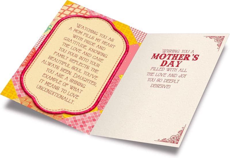 Mother's Day Card for Daughter, Eco-Friendly, 5x7.75 inches