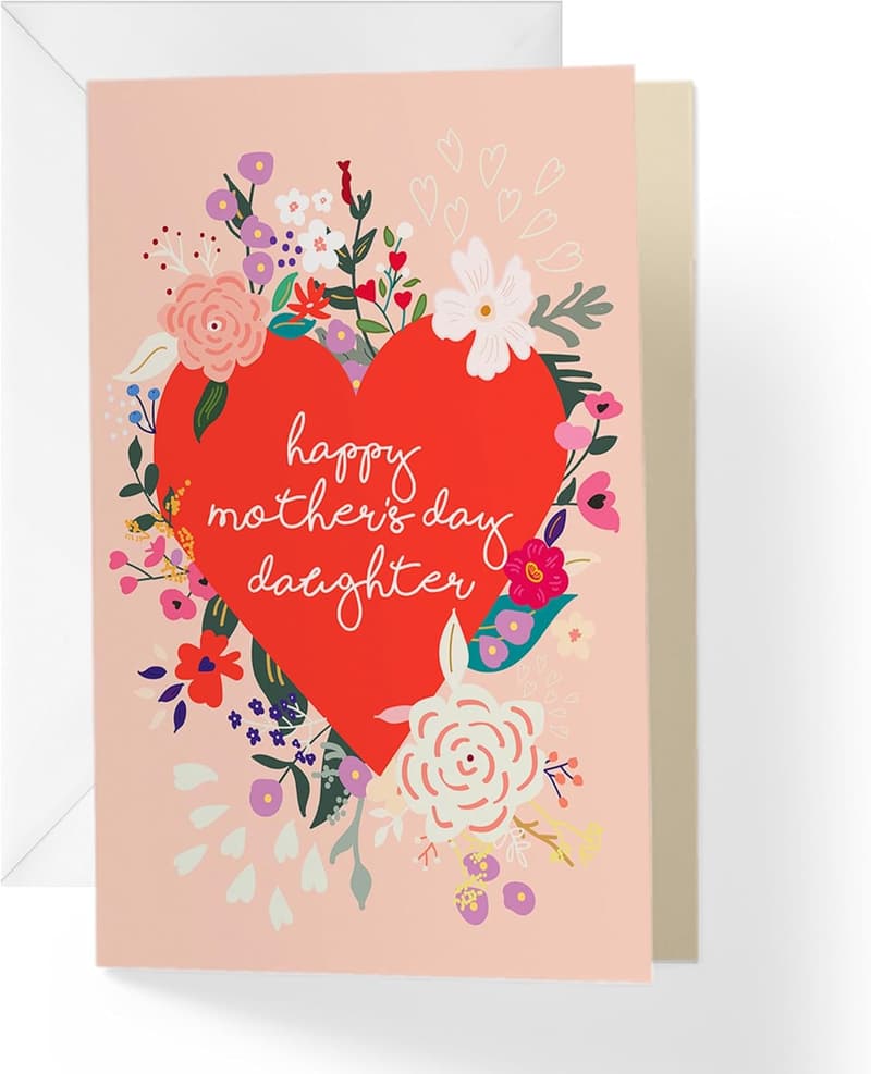 Mother's Day Card for Daughter | Blossoming Flowers Design