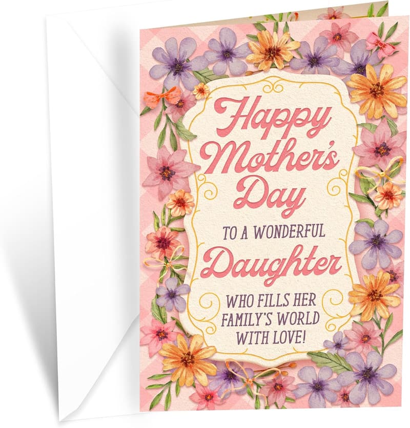 Mother's Day Eco-Friendly Card for Daughter, Made in America
