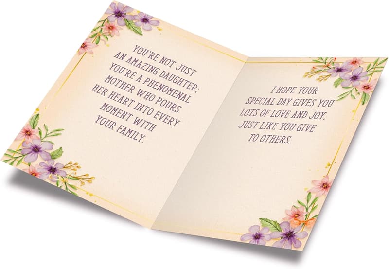 Mother's Day Eco-Friendly Card for Daughter, Made in America