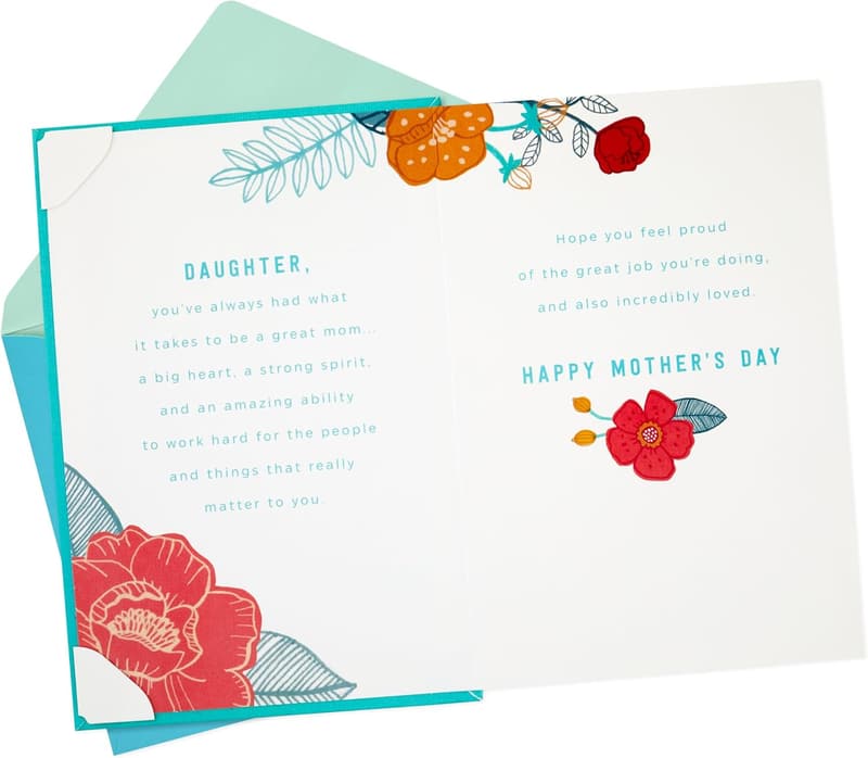 Mother's Day Card for Daughter - 