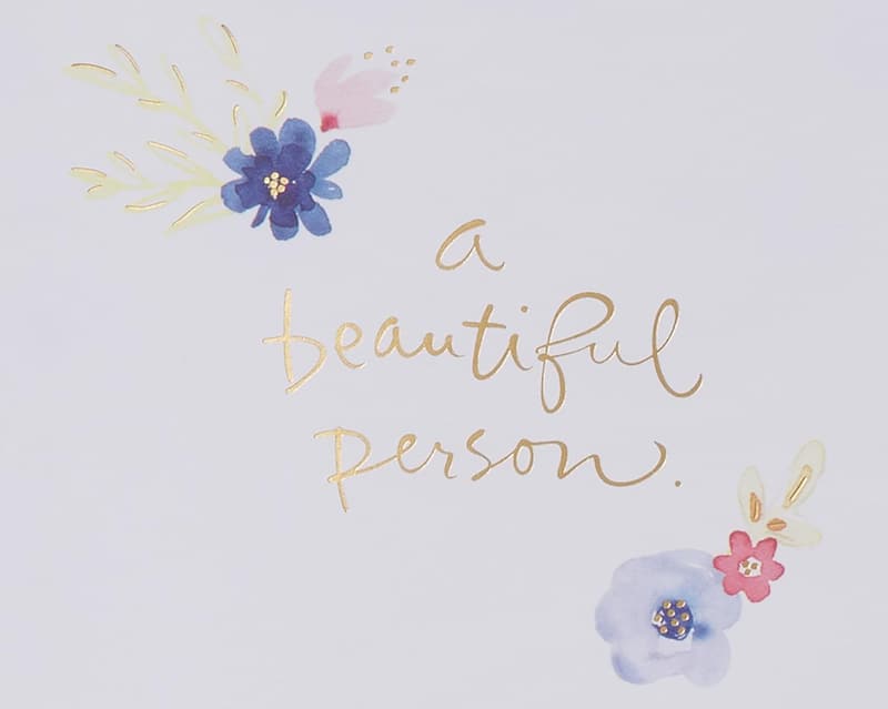 Mother's Day Card for Daughter - Beautiful Person Design