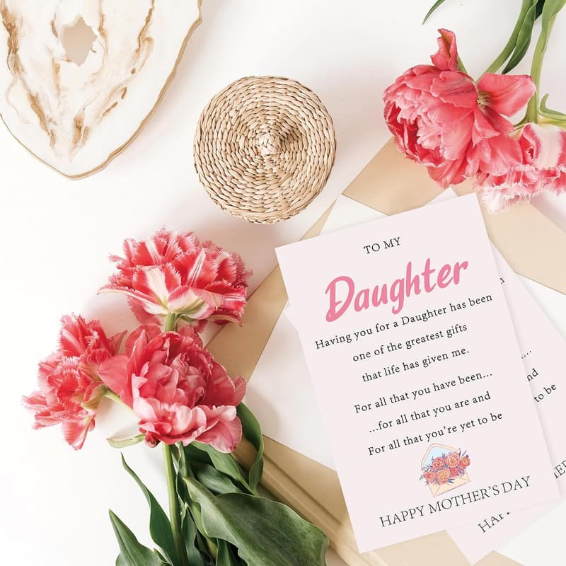 Mother's Day Card for Daughter - Heartfelt Message