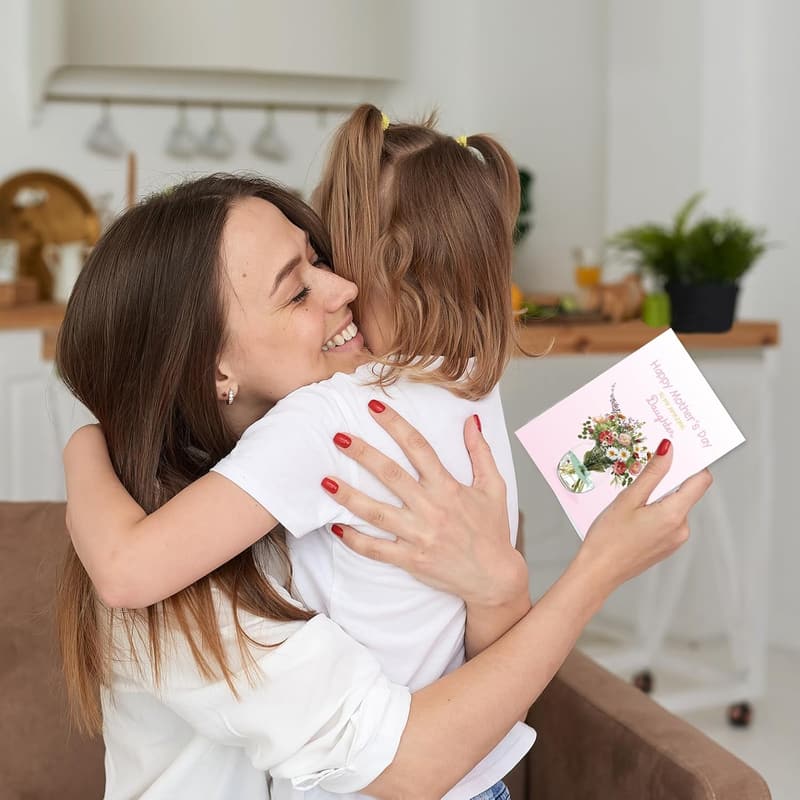 Happy Mother's Day Card for Daughter - 5x7 with Envelope